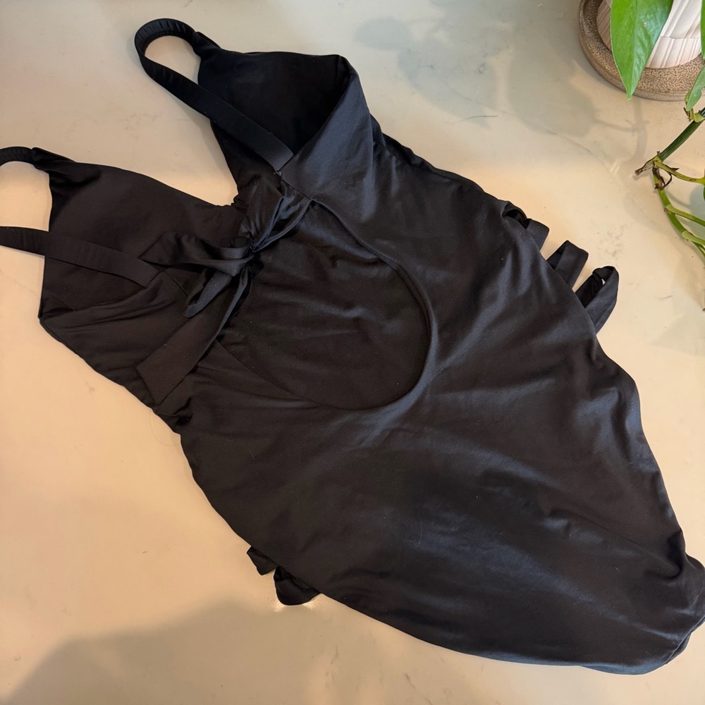 Nordstrom BECCA Prism Black One Piece Swim - Picture 3 of 5